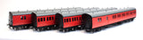 LHT 628 Suburban B 4 Coach Set BR Birmingham #48 Crimson