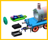 4S-027-005D OO Gauge D Class SECR Grey, scraped beading 726 DCC Fitted