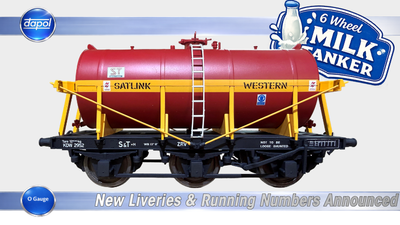 O Gauge Milk Tanker Decorated Samples