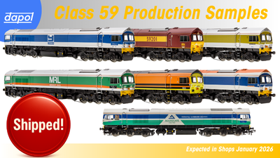 OO Gauge Class 59 - Production Samples