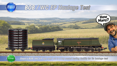 Dapol BOB/WC Ep out on load haulage test video