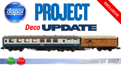 N Gauge Gresley Full Brake (BG) & Refurbished Buffet Decorated Samples