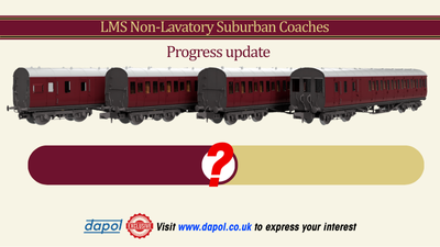 N Gauge LMS Period III 57ft Non Lavatory Suburban Stock - Progress Report