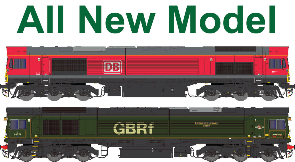 All New N Gauge Class 66– Dapol
