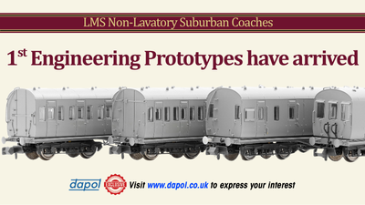 N Gauge LMS Period III 57ft Non Lavatory Suburban Stock - First Engineering Prototypes