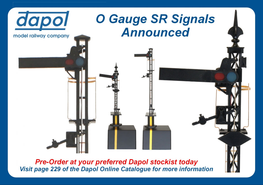 O Gauge SR Signals Announced Dapol