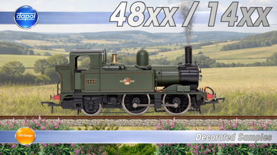 OO Gauge 4800 / 14xx & 5800 Class 0-4-2 Locomotive - Decorated Samples