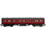 4P-010-101 OO Gauge 57ft Stanier Non-Corr Composite 19180 LMS Lined Maroon
