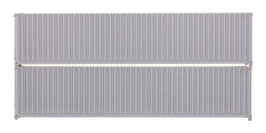 2A-000-034 N Gauge 40 Ft Container 2 Pack Unpainted