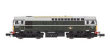 2D-001-010 N Gauge Class 33/0 D6523 BR Green SYP