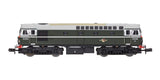 2D-001-024 N Gauge CLASS 33/1 D6580 BR Green VSYP