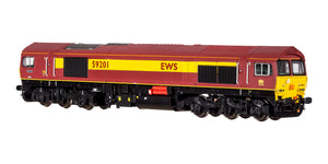 2D-005-006 N Gauge Class 59 59201 EWS Vale of York