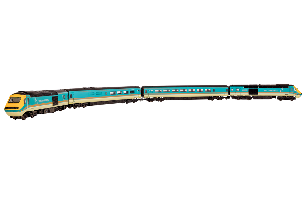 2D-019-015 N Gauge Class 43 HST Midland Mainline 43066 & 43077– Dapol