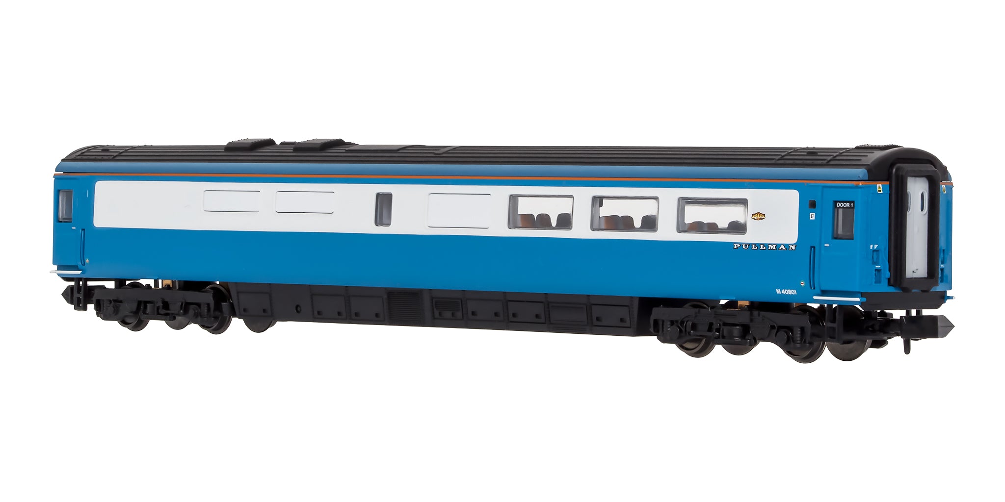 2D-019-300 N Gauge Class 43 HST Pullman Blue Full Train Set (11 Car Set)