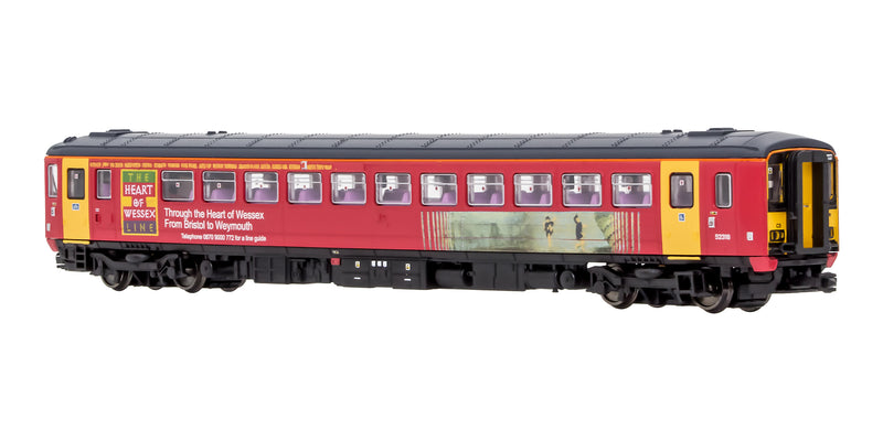 2D-020-006 N Gauge Class 153 153318Wessex Trains (Pink)– Dapol
