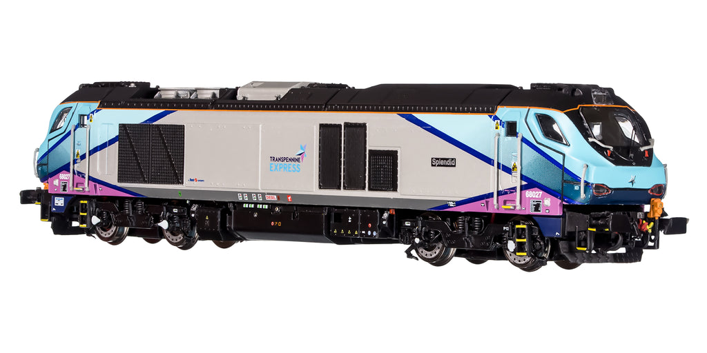 2D-022-014 N Gauge Class 68 Splendid 68027 Transpennine Express