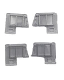 2D-066-GCW1 N Gauge Spares Class 66 - Cab Side Glazing 3 Window Type 4 Parts