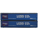 2F-028-024 N Gauge Less CO Curtainsider Twin Pack 450026-0 & 450028-0 Weathered