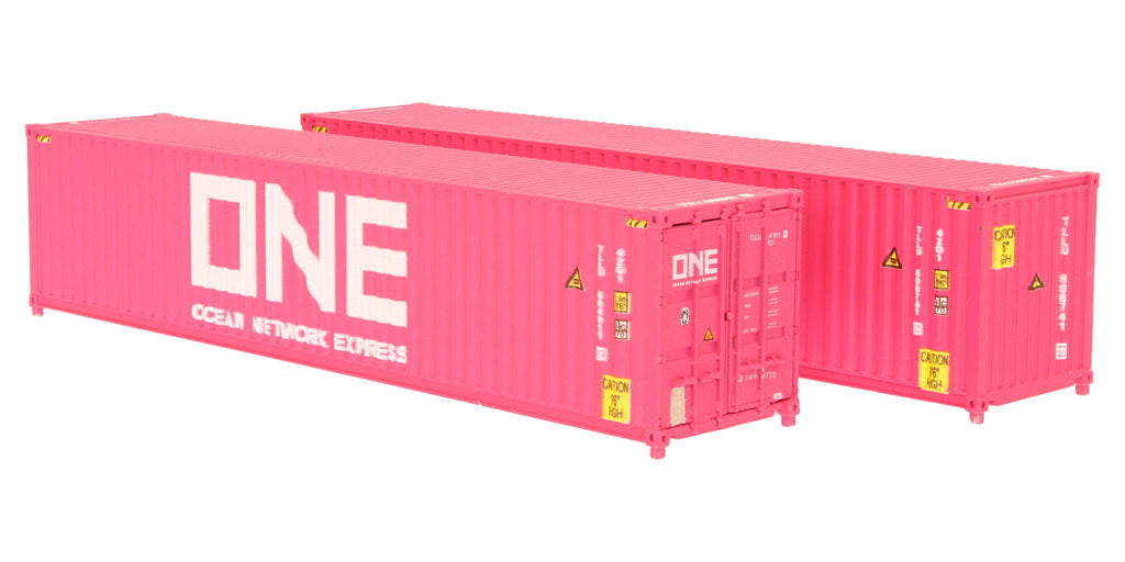 2F-028-114 N Gauge 40 FT Container ONE TLLU 604911-2 & TLLU 608741-0