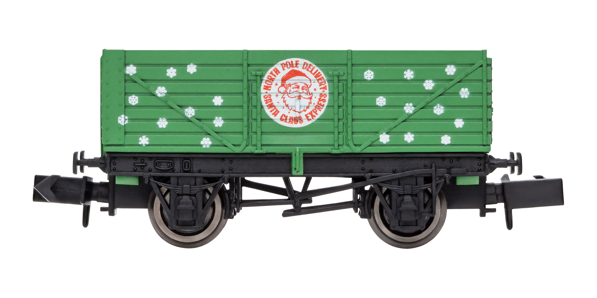 2F-071-120 N Gauge 7 Plank Santa Claus Express Wagon