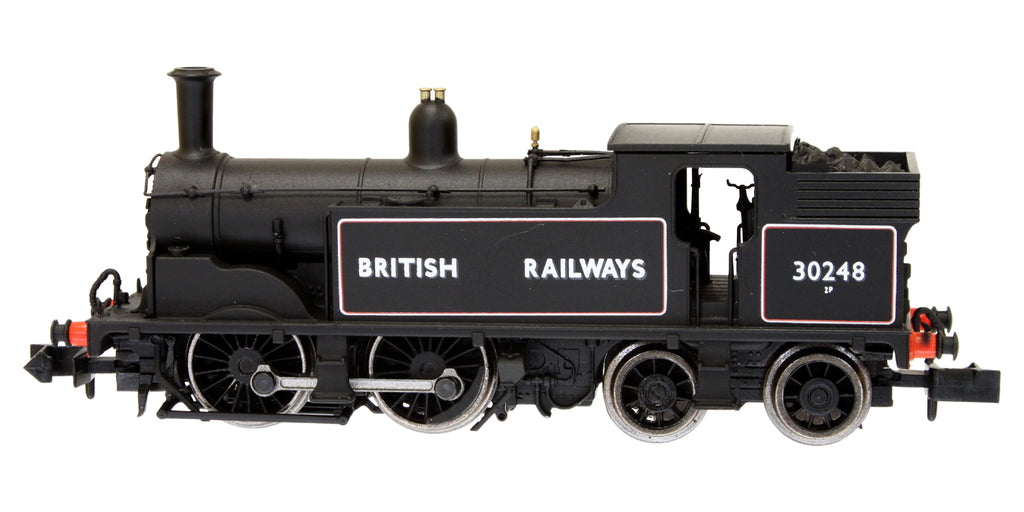 2S-016-009 N Gauge M7 0-4-4 British Railways Lined Black 30248