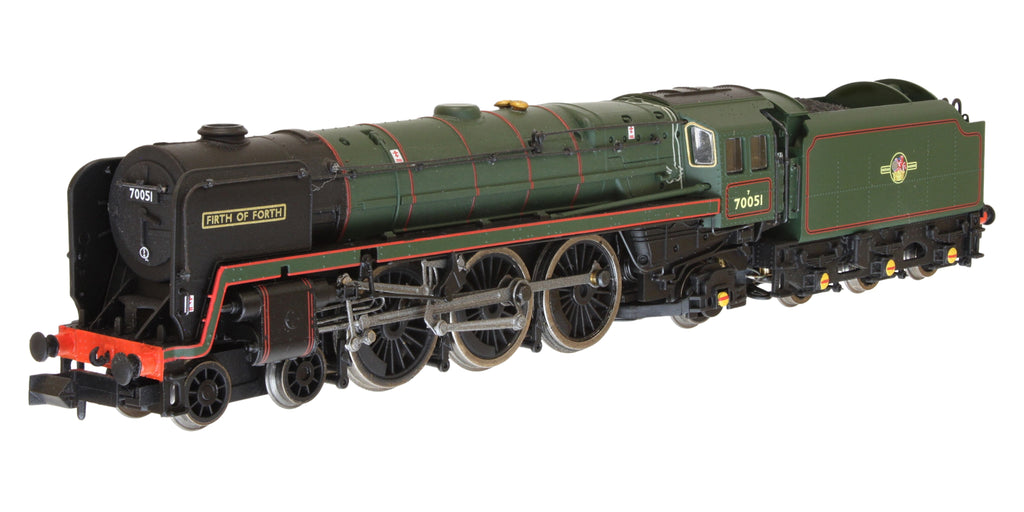 2S-017-008 N Gauge Britannia Firth of Forth 70051 BR Lined Green Late Crest