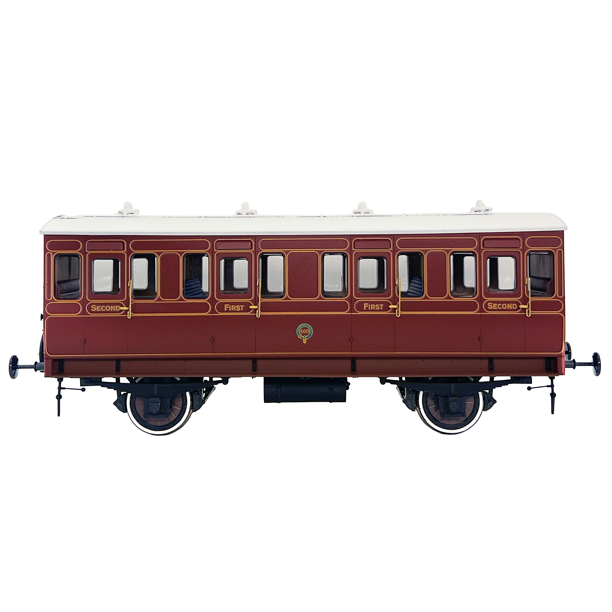 7P-020-880 O Gauge Stroudley 4 Wheel Gas Lit Composite Lined Brown 400