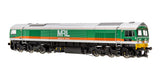 4D-005-007 OO Gauge Class 59 59002 MRL Green/Orange Alan J Day