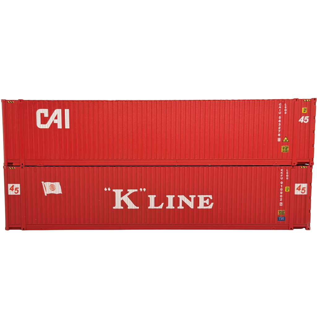 Container K Line Stack 4F-028-219 OO Gauge Container 45ft High Cube container K Line & Cal Tw ...