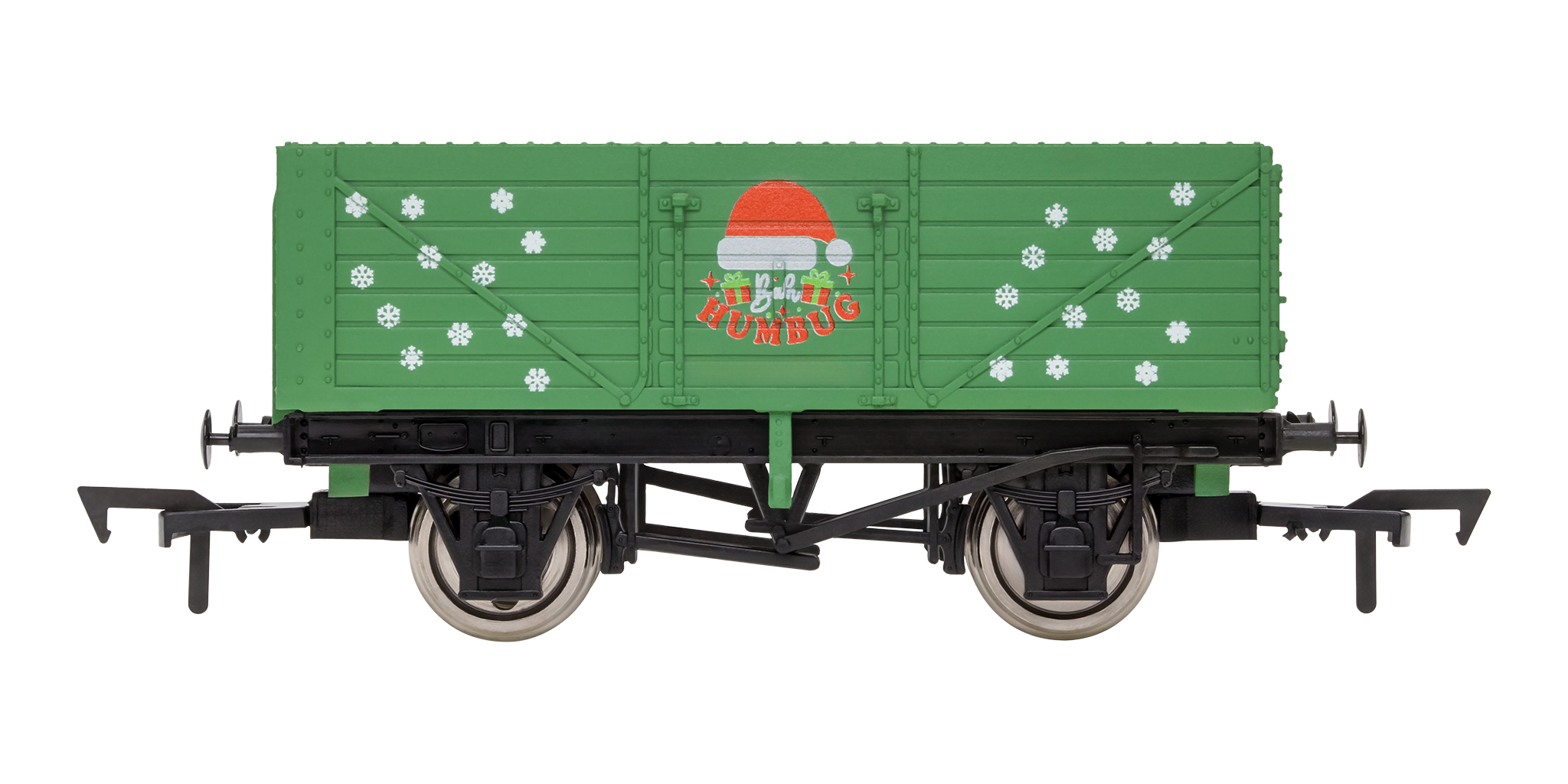 4F-071-193 OO Gauge 7 Plank Bah Humbug Christmas Wagon
