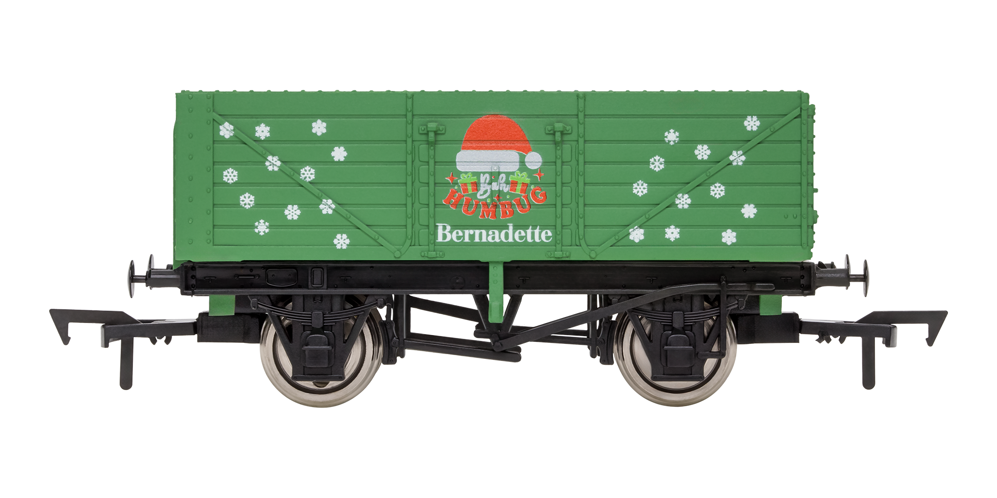 4F-071-193 OO Gauge 7 Plank Bah Humbug Christmas Wagon