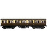 4P-020-122 OO Gauge GWR Toplight M/Line City Lned Choc & Crm Composite 7904 Set 2