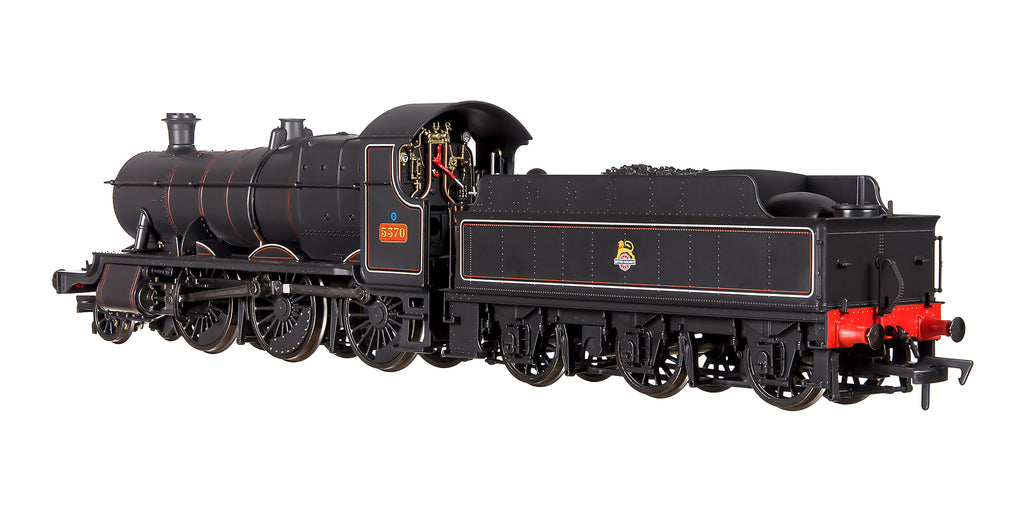 4S-043-013 OO Gauge GWR 43xx 2-6-0 Mogul 5370 BR Lined Black Early Crest