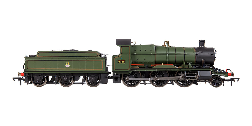 4S-043-015 OO Gauge GWR 43xx 2-6-0 Mogul 4358 BR Lined Green Early Crest