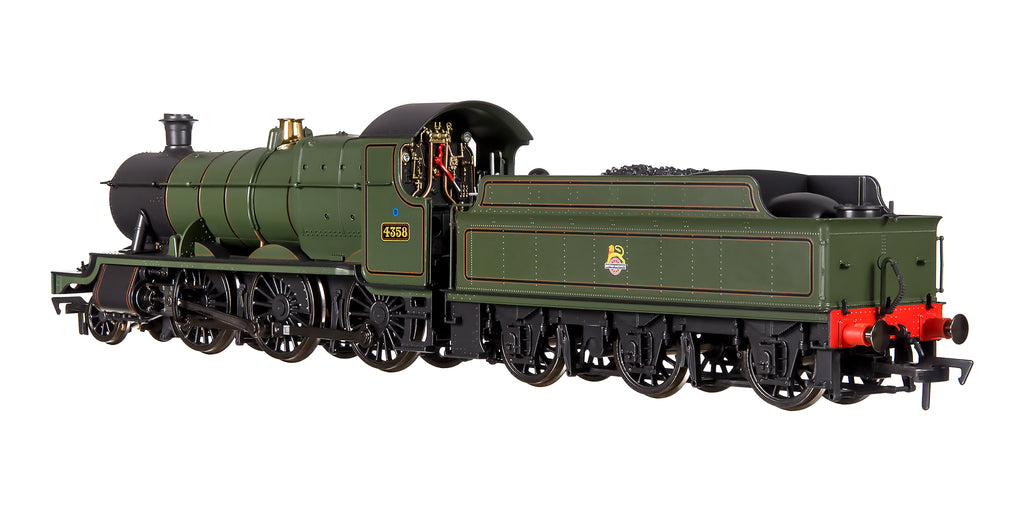 4S-043-015 OO Gauge GWR 43xx 2-6-0 Mogul 4358 BR Lined Green Early Crest