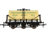 4F-031-145 OO Gauge 6 Wheel Milk Tanker Williams Dairy