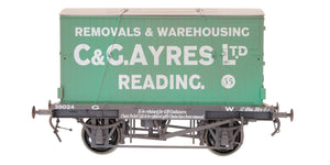7F-037-012W O Gauge Conflat & Container C & G Ayres 35 Weathered