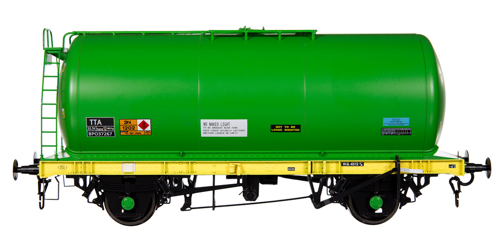 7F-064-001 O Gauge TTA 45T Tanker BP Green BPO 37267 Drawing A1