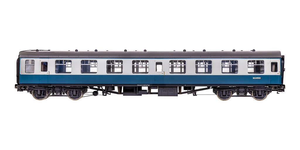 7P-001-705 O Gauge BR Mk1 Blue/Grey SK E24692 with Window Beading