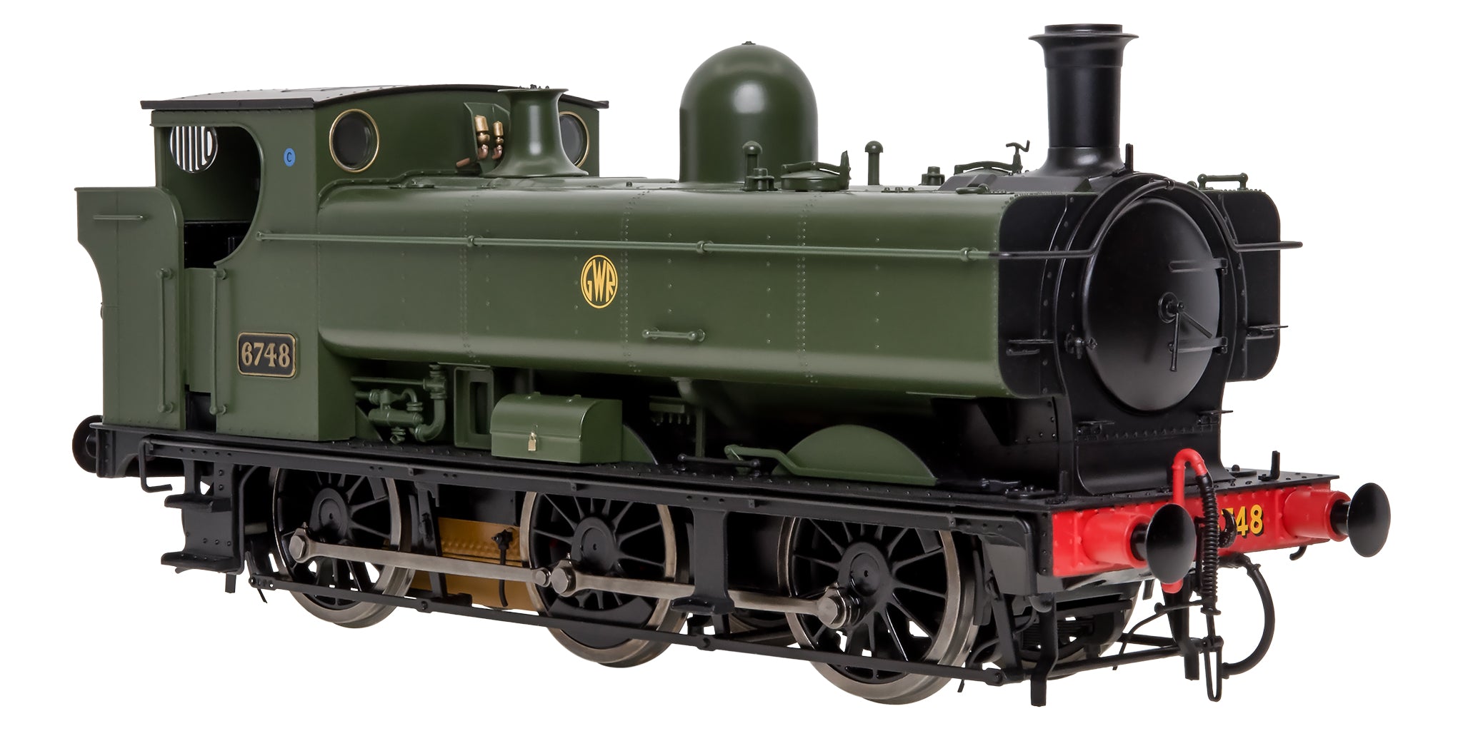 7S-007-014 O Gauge Class 57xx Pannier GWR Shirtbutton Green 6748