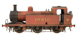 7S-026-DCC1W Gauge Jinty 3F 0-6-0 LMS Maroon 16410 DCC Dapol Exclusive Model Weathered
