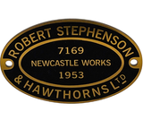 PLATE-RSH-7169T 7169 Mech Navvies RSH Worksplate Third Size Replica