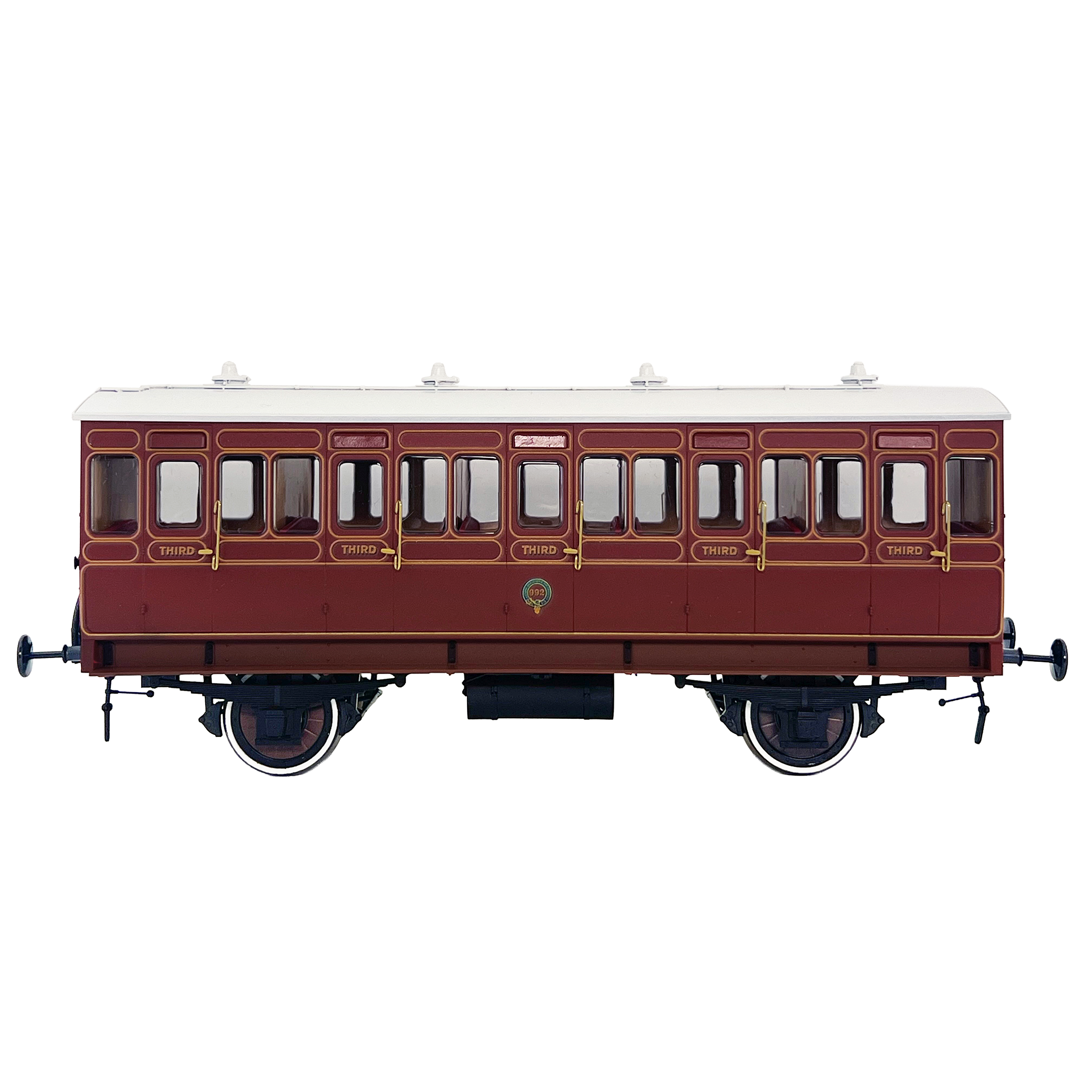 7P-020-680 O Gauge Stroudley 4 Wheel Gas Lit 3rd Lined Brown 992