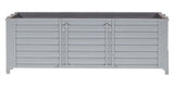 B014 OO Gauge Unpainted 7 Plank Wagon Body (9ft Chassis)