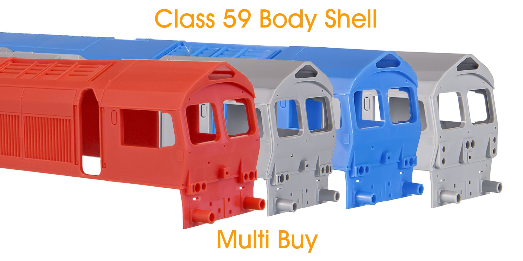 4D-005-REJBDYSHELL-D OO Gauge Class 59 Reject Body Shell Multi Buy