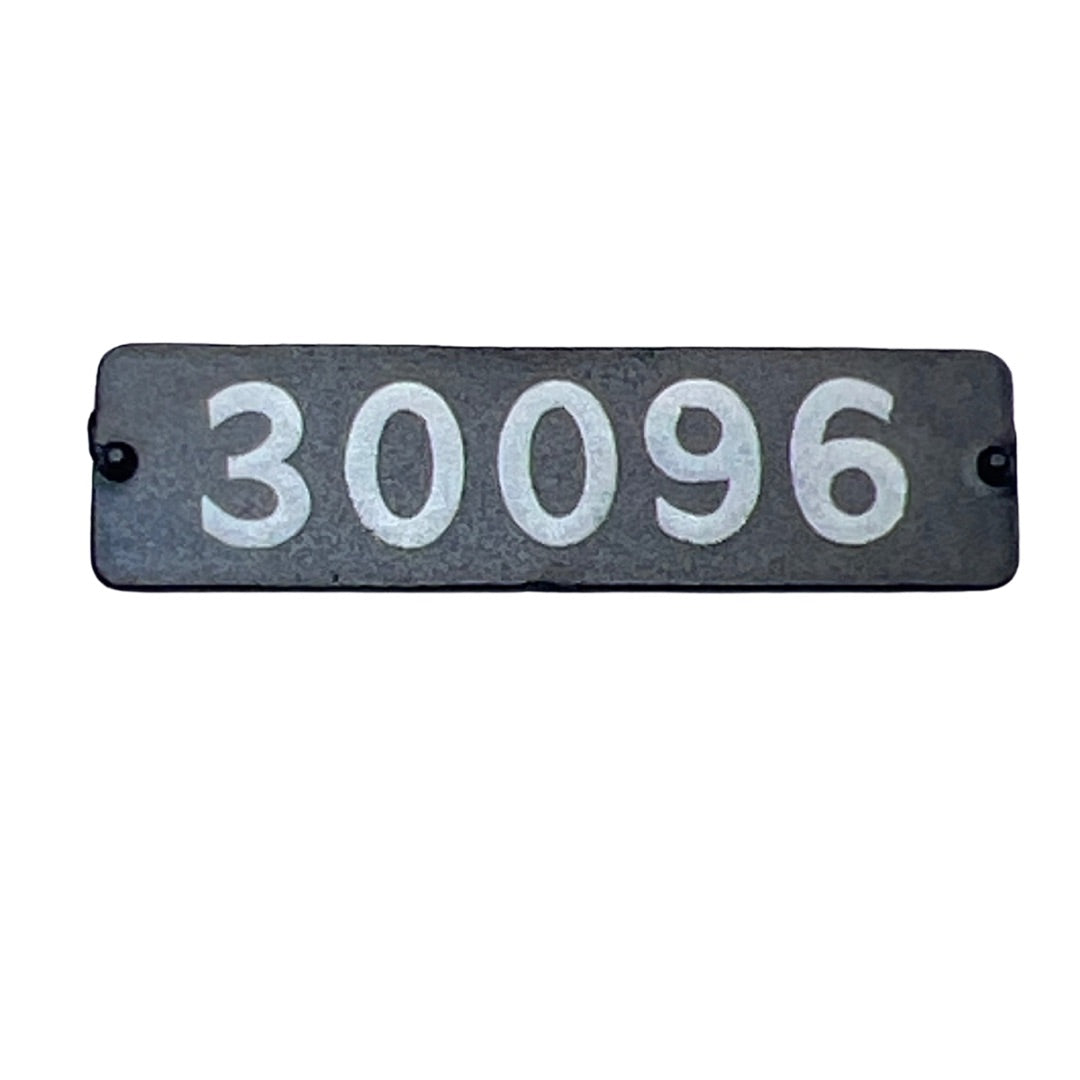 7S-018-NB2 0 gauge spares B4 numberboard 30096- R