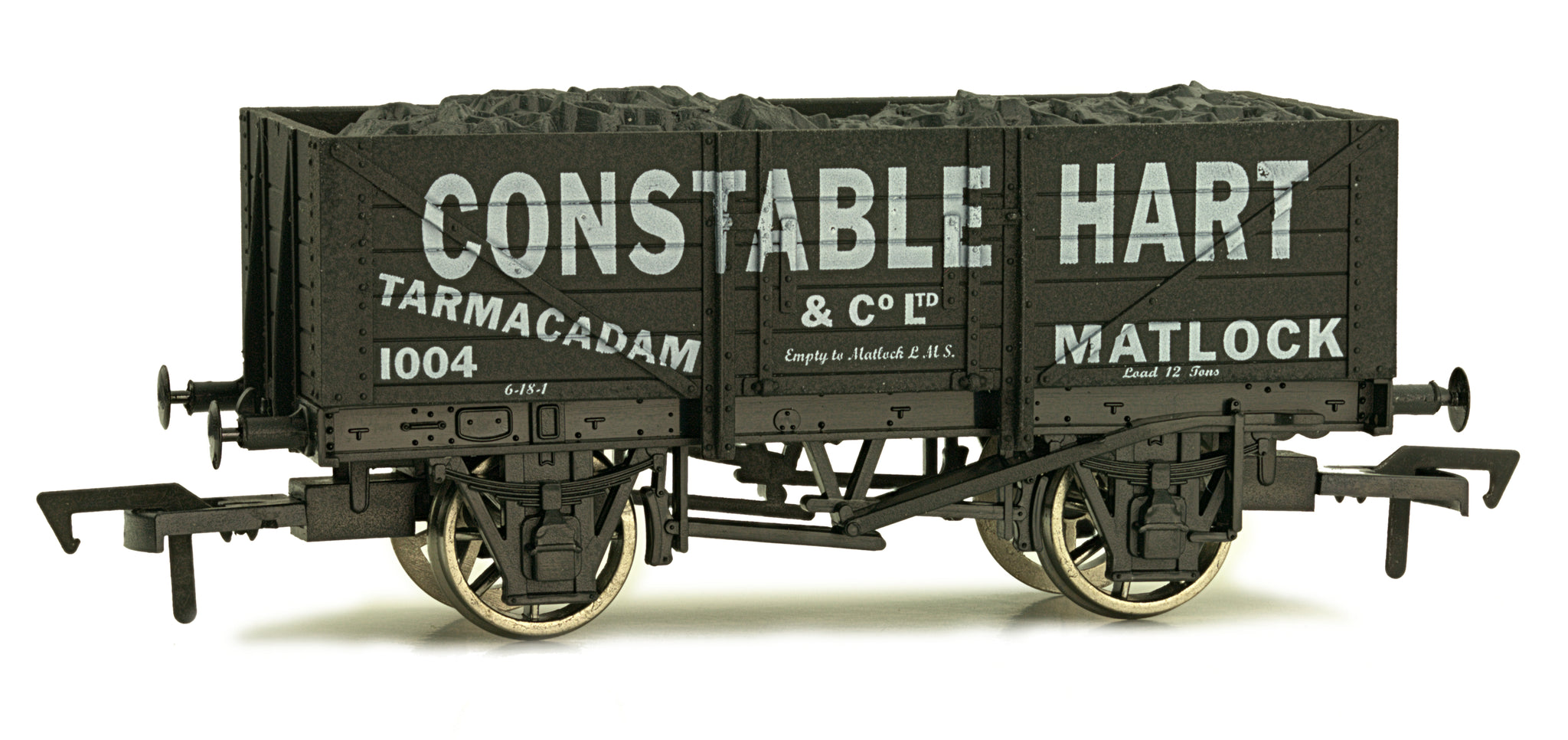 4F-051-021 OO Gauge 5 Plank Wagon 10' Wheelbase Constable Hart