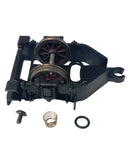 BL-001-RPTSRS 00 Gauge Spares BL A4 - Rear Pony Truck And Screw, Red Spokes