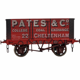 7F-072-006W O Gauge 7 Plank 9' W/B 2 Door Pates & Co No 22 Weathered