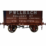 7F-073-014 O Gauge 7 Plank 9' W/B Three Door Pwllbach 96 Weathered